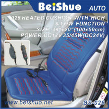 Blue Car Seat Cover with High and Low Switch